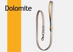 Dolomite Beige - smycz skórzana miejska